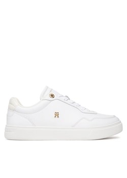 Sneakersy Tommy Hilfiger Casual Cupsole Sneaker FW0FW09022 Biały ze sklepu eobuwie.pl w kategorii Buty sportowe damskie - zdjęcie 187584643