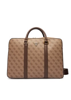 Torba na laptopa Guess HMMILO P6169 Brązowy ze sklepu eobuwie.pl w kategorii Torby na laptopa - zdjęcie 187584680