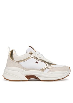 Tommy Hilfiger Sneakersy Th Chunky Runner Metallic FW0FW09204 Écru ze sklepu MODIVO w kategorii Buty sportowe damskie - zdjęcie 187585320