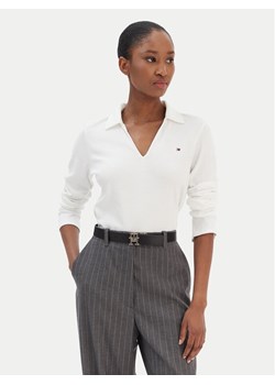 Tommy Hilfiger Bluzka Modern Cody WW0WW47850 Biały Slim Fit ze sklepu MODIVO w kategorii Bluzki damskie - zdjęcie 187585324