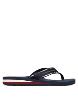 Tommy Hilfiger Japonki Webbing Beach Sandal FW0FW09038 Granatowy ze sklepu MODIVO w kategorii Klapki damskie - zdjęcie 187585331