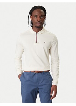 Tommy Hilfiger Polo MW0MW42808 Écru Regular Fit ze sklepu MODIVO w kategorii T-shirty męskie - zdjęcie 187585352