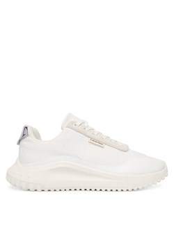 Calvin Klein Sneakersy Eva Runner Lace Up Mat Mix YW0YW02016 Biały ze sklepu MODIVO w kategorii Buty sportowe damskie - zdjęcie 187585412