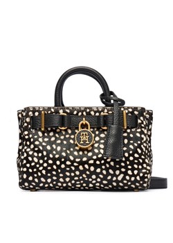 Tommy Hilfiger Torebka American Icon Micro Tote Deer Le AW0AW18168 Czarny ze sklepu MODIVO w kategorii Torebki damskie - zdjęcie 187585430