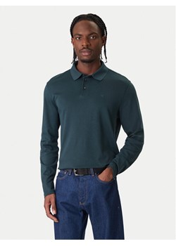 Calvin Klein Polo LV040EM909 Zielony Regular Fit ze sklepu MODIVO w kategorii T-shirty męskie - zdjęcie 187585474