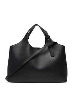 Tommy Hilfiger Torebka Th Logo Satchel AW0AW18282 Czarny ze sklepu MODIVO w kategorii Torebki damskie - zdjęcie 187585782