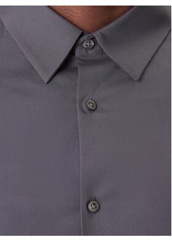 Calvin Klein Koszula LV04LB145G Szary Slim Fit ze sklepu MODIVO w kategorii Koszule męskie - zdjęcie 187586151
