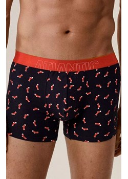 Atlantic 2-pack bokserki męskie 2GMH-027-GRANATOWY, Kolor granatowy-wzór, Rozmiar M, ATLANTIC ze sklepu Primodo w kategorii Majtki męskie - zdjęcie 187586240