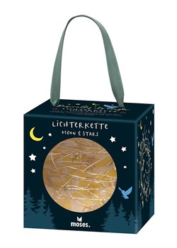 moses. Łańcuch świetlny LED &quot;Moon &amp; Stars&quot; w kolorze złotym - dł. 300 cm ze sklepu Limango Polska w kategorii Oświetlenie - zdjęcie 187586453