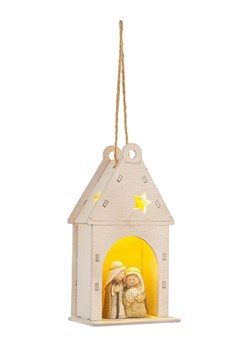 Bizzotto Ozdoba choinkowa &quot;Jane&quot; w kolorze kremowym - wys. 13,8 cm ze sklepu Limango Polska w kategorii Dekoracje bożonarodzeniowe - zdjęcie 187586804