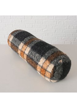 Boltze Poduszka &quot;Rombo&quot; w kolorze szaro-brązowo-beżowym - szer. 48 x Ø 16 cm ze sklepu Limango Polska w kategorii Poduszki dekoracyjne - zdjęcie 187586841