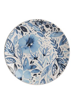 TABLE PASSION Talerz śniadaniowy &quot;Jardin&quot; w kolorze biało-niebieskim - Ø 21,5 cm ze sklepu Limango Polska w kategorii Naczynia - zdjęcie 187586910