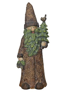 POSIWIO Figurka dekoracyjna &quot;Tree Gnome&quot; w kolorze brązowym - 11,5 x 28,5 x 8 cm ze sklepu Limango Polska w kategorii Dekoracje - zdjęcie 187586974