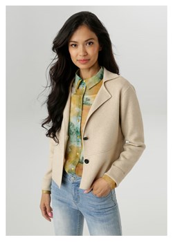 Aniston Blezer w kolorze beżowym ze sklepu Limango Polska w kategorii Marynarki damskie - zdjęcie 187587041