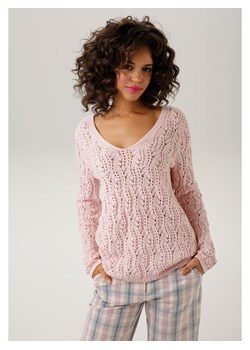 Aniston Sweter w kolorze jasnoróżowym ze sklepu Limango Polska w kategorii Swetry damskie - zdjęcie 187587050