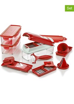 Genius 16-częściowy zestaw &quot;Nicer Dicer smart&quot; w kolorze czerwonym ze sklepu Limango Polska w kategorii Akcesoria kuchenne - zdjęcie 187587071