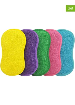 Genius Gąbki (5 szt.) w różnych kolorach z mikrofibry ze sklepu Limango Polska w kategorii Akcesoria kuchenne - zdjęcie 187587073