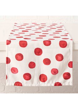 Boltze Bieżnik &quot;Jingle&quot; w kolorze biało-czerwonym - 140 x 40 cm ze sklepu Limango Polska w kategorii Obrusy i bieżniki - zdjęcie 187587134