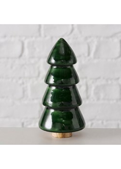 Boltze Dekoracja &quot;Freya&quot; w kolorze ciemnozielonym - wys. 12 cm ze sklepu Limango Polska w kategorii Dekoracje - zdjęcie 187587150