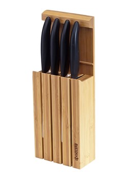 Kyocera Blok w kolorze jasnobrązowym na noże - 12,3 x 34 x 6,6 cm ze sklepu Limango Polska w kategorii Noże kuchenne - zdjęcie 187587253