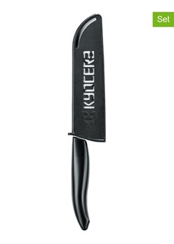 Kyocera Osłonki (2 szt.) w kolorze czarnym na noże - dł. 11 cm ze sklepu Limango Polska w kategorii Akcesoria kuchenne - zdjęcie 187587260