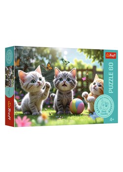 Trefl 60-częściowe puzzle &quot;3 Cats&quot; - 4+ ze sklepu Limango Polska w kategorii Puzzle - zdjęcie 187587374