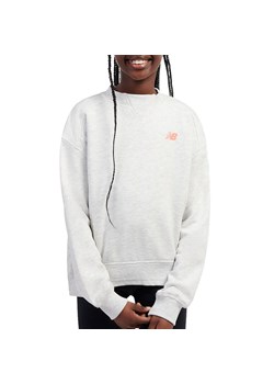 Bluza dziecięca New Balance LAKG0205AHH - szara ze sklepu streetstyle24.pl w kategorii Bluzy dziewczęce - zdjęcie 187587412