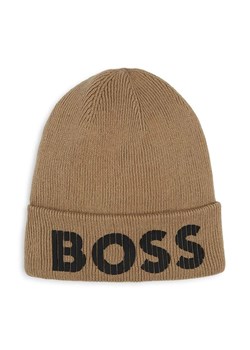 Hugo Boss Kids Czapka w kolorze jasnobrązowym ze sklepu Limango Polska w kategorii Czapki dziecięce - zdjęcie 187588331