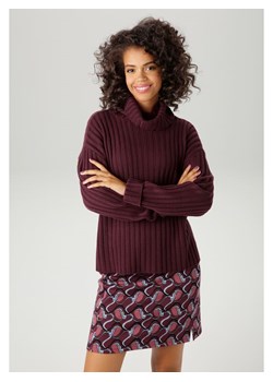 Aniston Golf w kolorze bordowym ze sklepu Limango Polska w kategorii Swetry damskie - zdjęcie 187588431