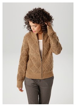 Aniston Kardigan w kolorze karmelowym ze sklepu Limango Polska w kategorii Swetry damskie - zdjęcie 187588443