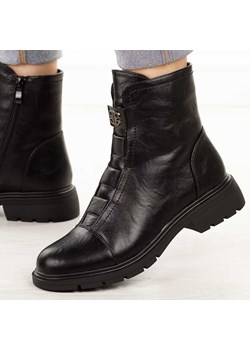 Czarne botki damskie M.Daszyński 2501-9 ze sklepu suzana.pl w kategorii Botki - zdjęcie 187588964