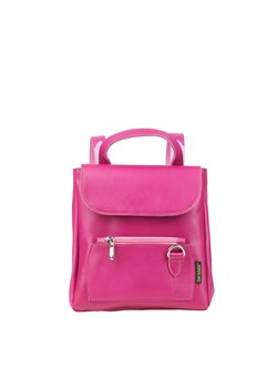 różowy mały plecak skórzany Zoya ze sklepu Słoń Torbalski w kategorii Plecaki - zdjęcie 187589122