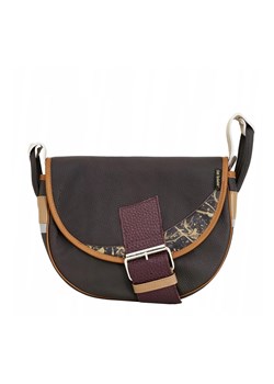 brązowa damska torebka listonoszka skórzana na ramię Freshman Mini ze sklepu Słoń Torbalski w kategorii Listonoszki - zdjęcie 187589123