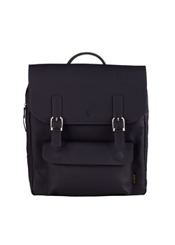 czarny plecak skórzany Teofila ze sklepu Słoń Torbalski w kategorii Plecaki - zdjęcie 187589124