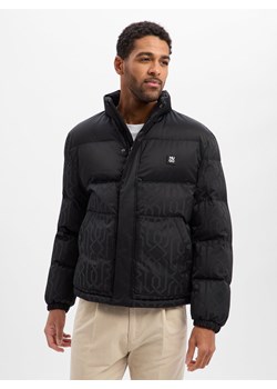 HUGO Męska kurtka pikowana - Balto Mężczyźni czarny wzorzysty ze sklepu vangraaf w kategorii Kurtki męskie - zdjęcie 187589164