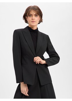 HUGO Marynarka damska - Abire Kobiety czarny jednolity ze sklepu vangraaf w kategorii Marynarki damskie - zdjęcie 187589174