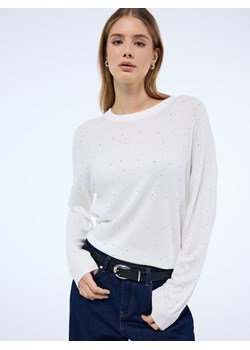 Mohito - Sweter z ozdobnymi elementami - kremowy ze sklepu Mohito w kategorii Swetry damskie - zdjęcie 187589573