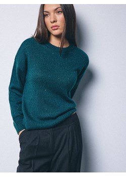Mohito - Butelkowy sweter z moherem - ciemny zielony ze sklepu Mohito w kategorii Swetry damskie - zdjęcie 187589602