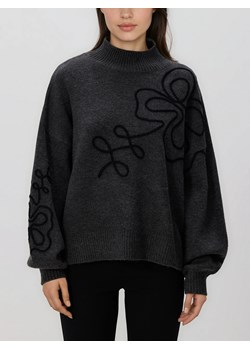 Reserved - Sweter oversize - ciemnoszary ze sklepu Reserved w kategorii Swetry damskie - zdjęcie 187589800