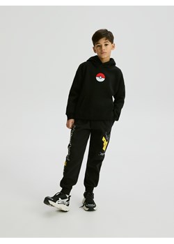 Reserved - Dresowe spodnie Pokémon - czarny ze sklepu Reserved w kategorii Spodnie chłopięce - zdjęcie 187589832