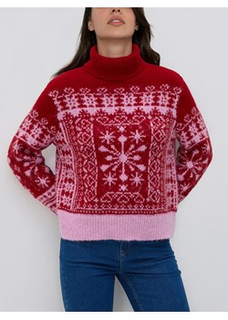 Reserved - Sweter ze świątecznym motywem - wielobarwny ze sklepu Reserved w kategorii Swetry damskie - zdjęcie 187590000