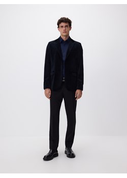 Reserved - Gładka koszula super slim fit - granatowy ze sklepu Reserved w kategorii Koszule męskie - zdjęcie 187590043