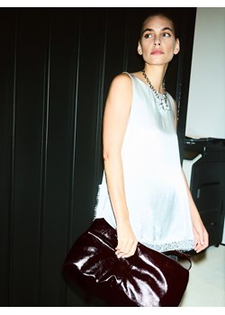 Reserved - Duża torebka na ramię - mahoniowy ze sklepu Reserved w kategorii Listonoszki - zdjęcie 187590174