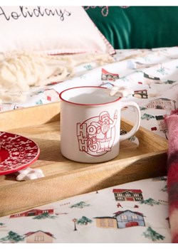 Sinsay - Kubek ze świątecznym napisem - biały ze sklepu Sinsay w kategorii Kubki - zdjęcie 187590721