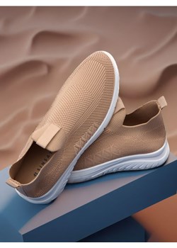 Sinsay - Wsuwane sneakersy - beżowy ze sklepu Sinsay w kategorii Balerinki - zdjęcie 187590762