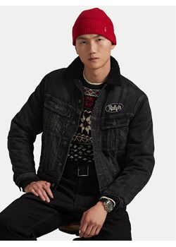 Polo Ralph Lauren Kurtka jeansowa 710956616001 Czarny Regular Fit ze sklepu MODIVO w kategorii Kurtki męskie - zdjęcie 187591700