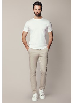 Spodnie Beżowe 2 Chino z Bawełną Monaco ze sklepu Lancerto S.A. w kategorii Spodnie męskie - zdjęcie 187592300