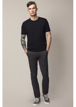 Spodnie Szare z Bawełną Chino Gareth ze sklepu Lancerto S.A. w kategorii Spodnie męskie - zdjęcie 187592301