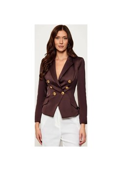 Elisabetta Franchi Satynowy żakiet | Slim Fit ze sklepu Gomez Fashion Store w kategorii Marynarki damskie - zdjęcie 187592664