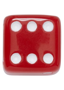 Crocs Przypinka &quot;Dice&quot; w kolorze czerwonym na buty ze sklepu Limango Polska w kategorii Kapcie damskie - zdjęcie 187593433